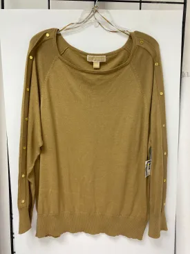 Sweater By Michael Kors In Tan, Size: Xl