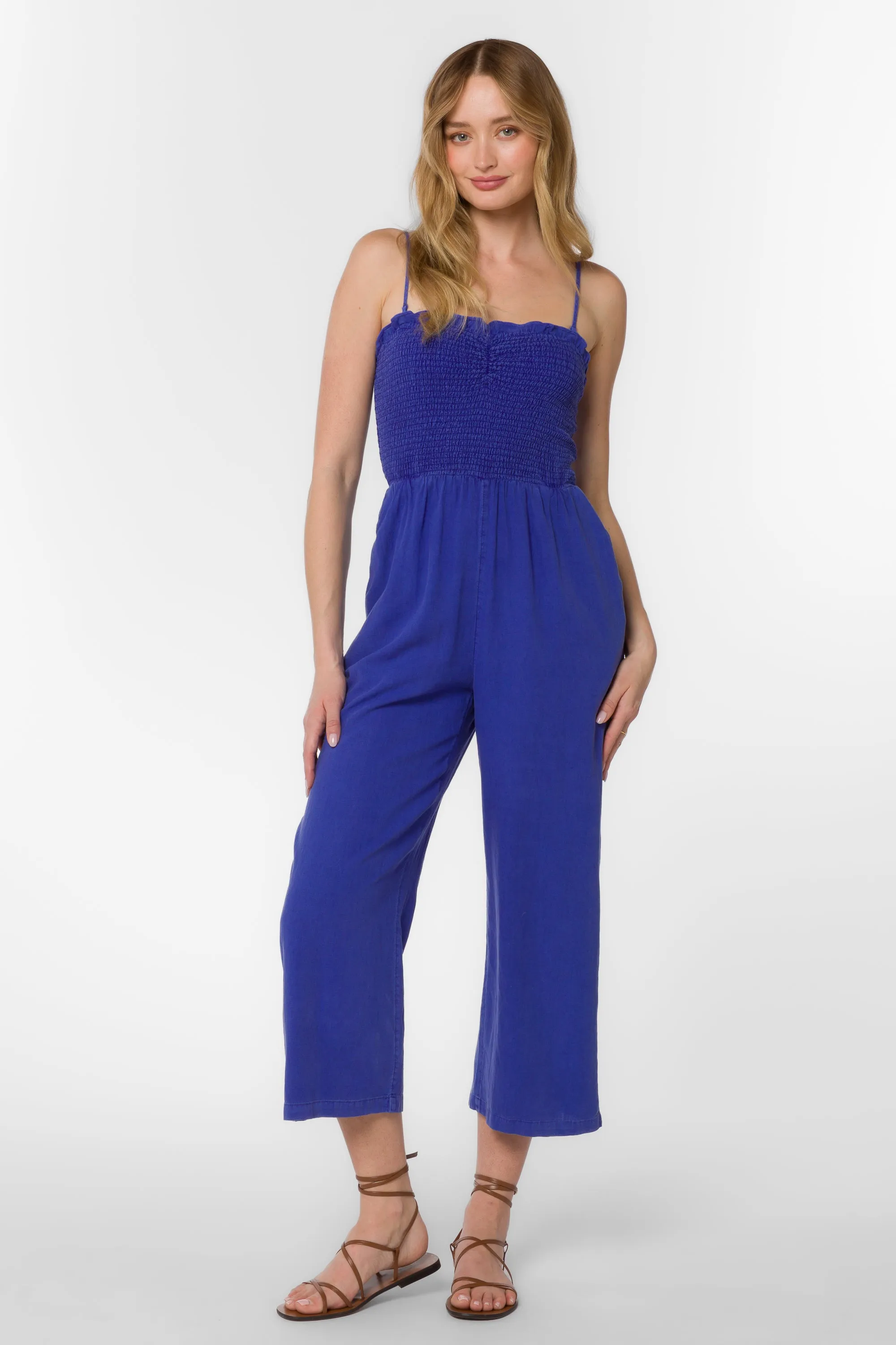 Tasha Iris Blue Jumpsuit