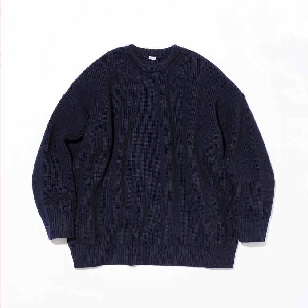 THE DAY - LOW GAUGE CREWNECK PREMIUM KNIT - D23W-03001