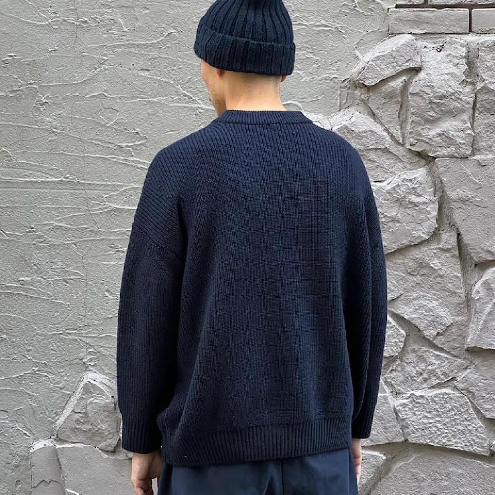 THE DAY - LOW GAUGE CREWNECK PREMIUM KNIT - D23W-03001