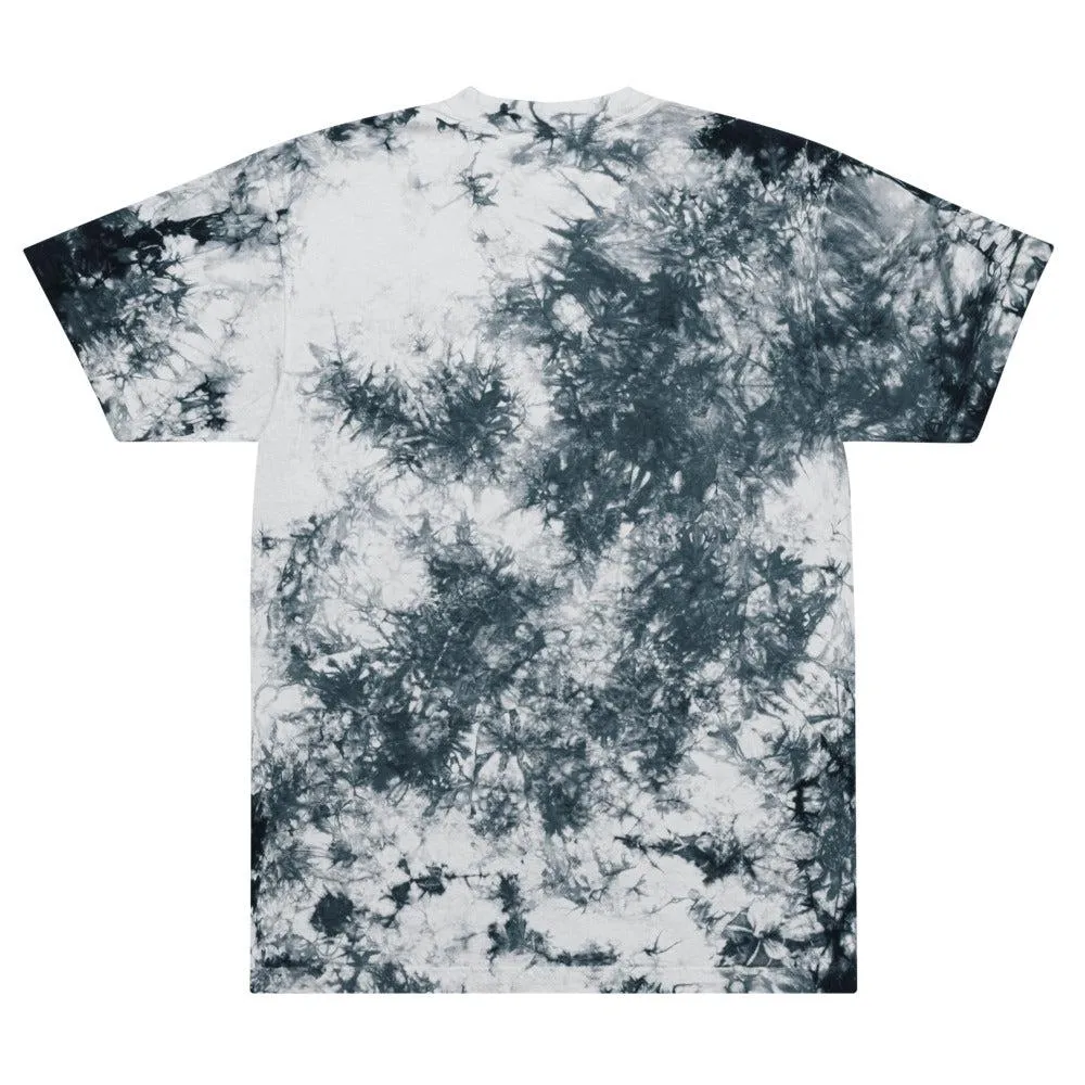 The Ellen Show Oversized Tie-Dye T-Shirt - Black