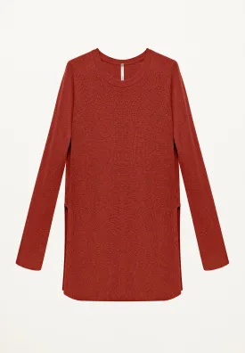 Toby Cashmere Tunic in Currant