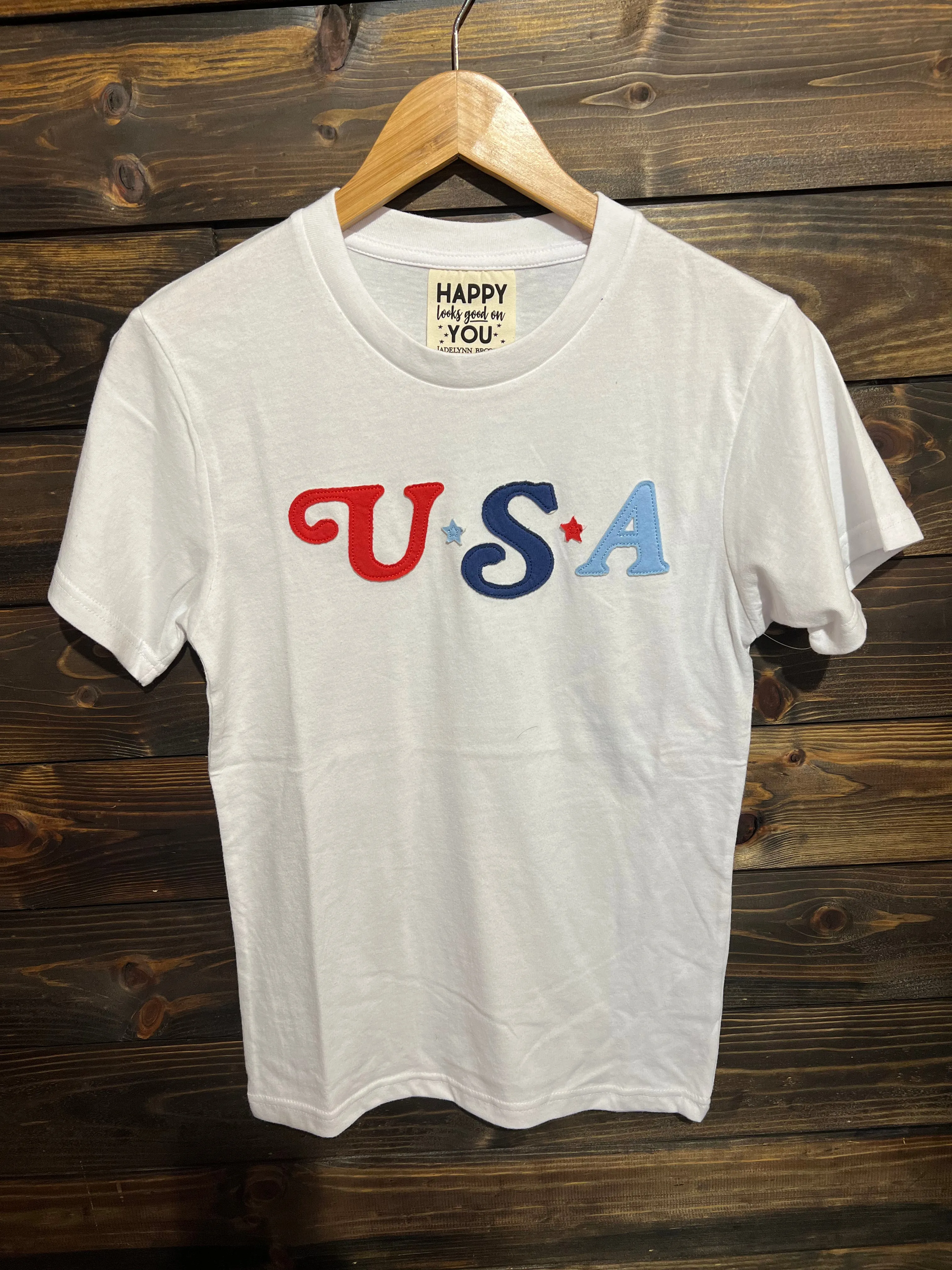 USA PATCHES TEE