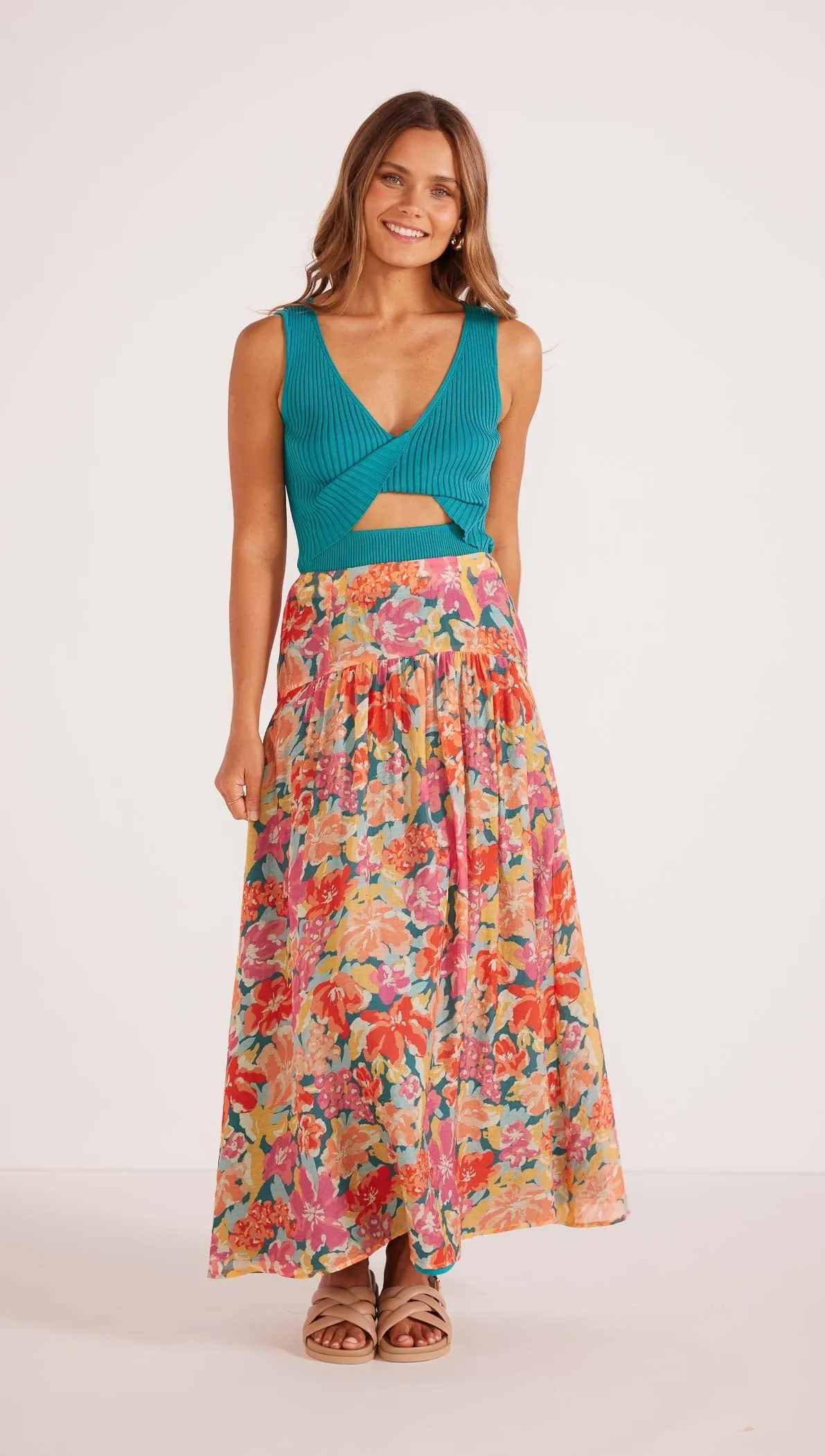 Valla Midi Skirt