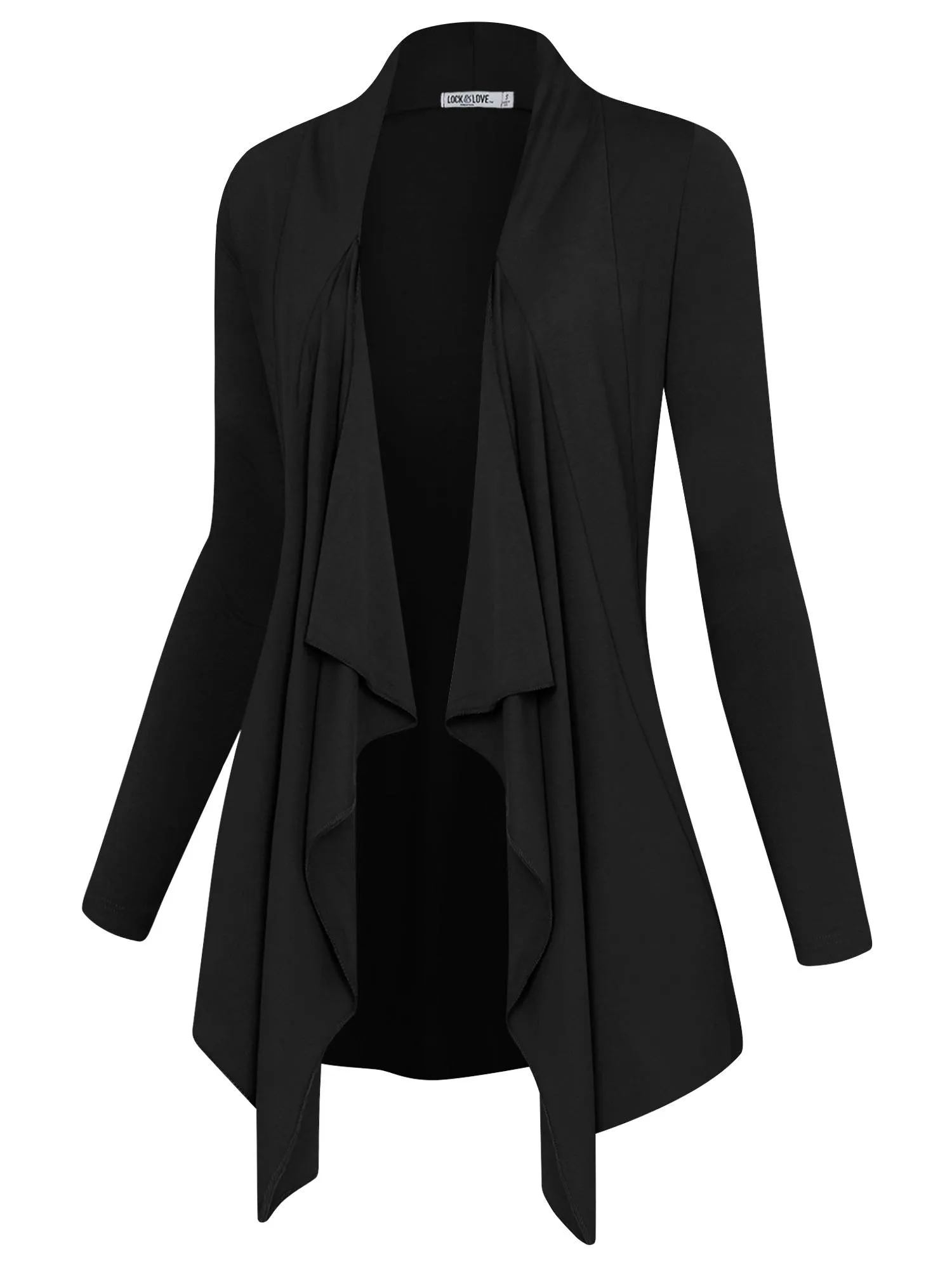 Women's Drape Front Open Cardigan