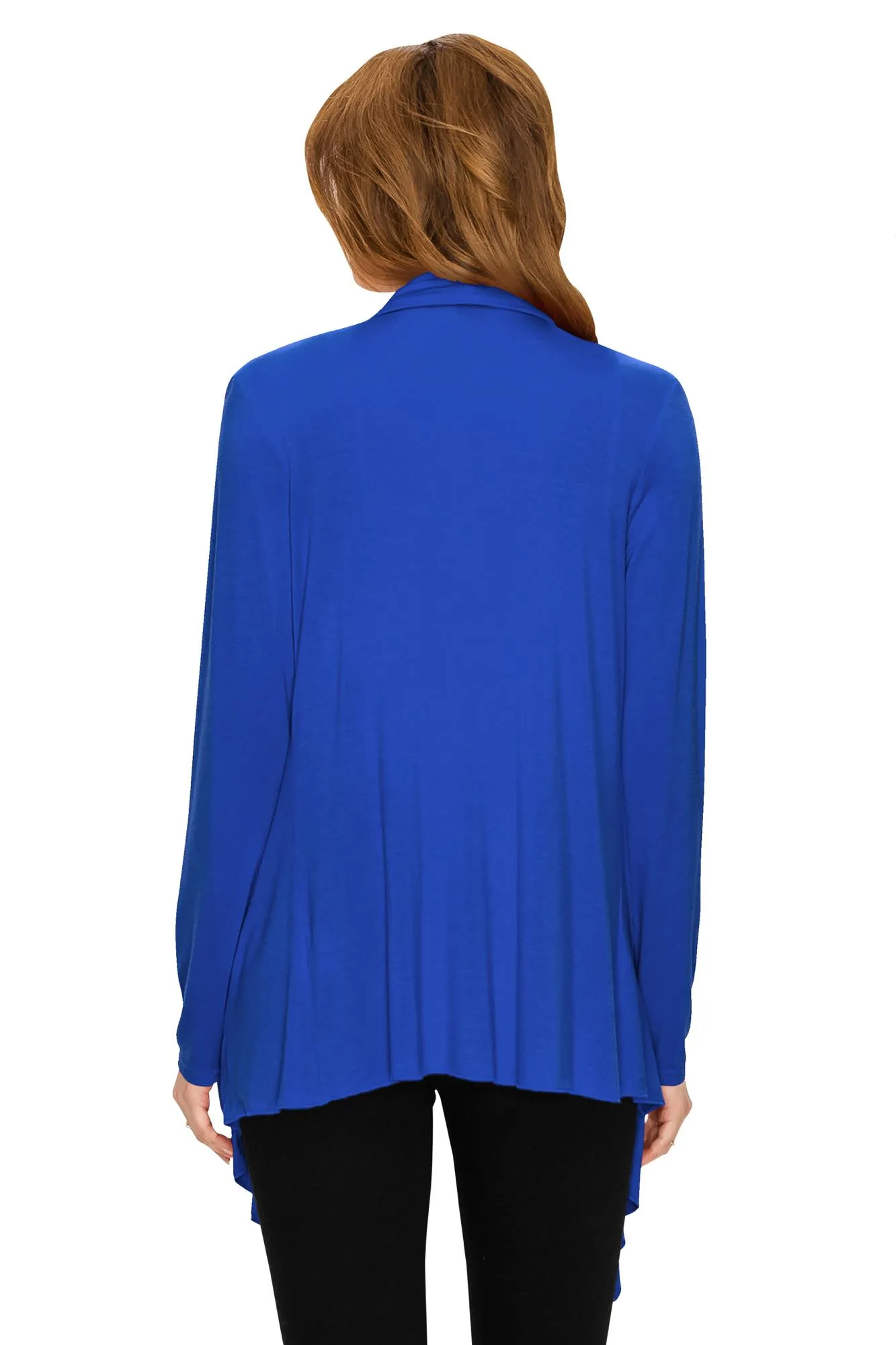 Women's Drape Front Open Cardigan