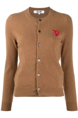 Women's Play Double Heart Cardigan