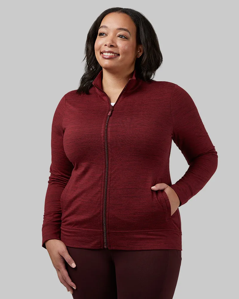 WOMEN'S SOFT STRETCH TRACK JACKET